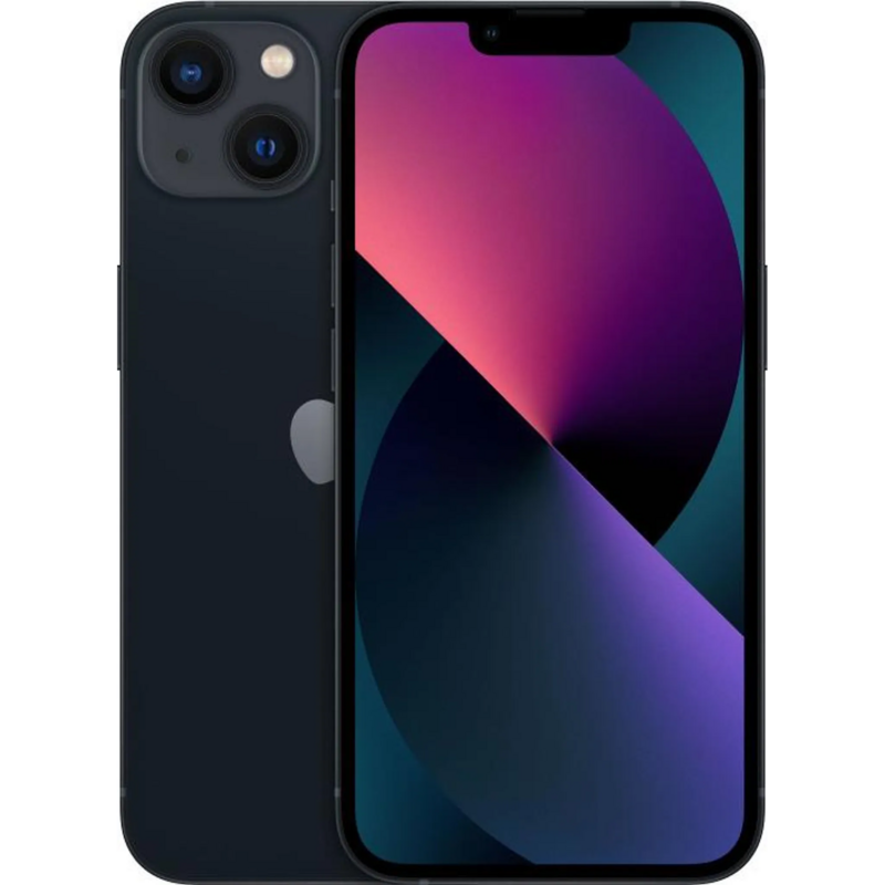 Apple iPhone 13 128GB Generalüberholt Handy, schwarz, Mitternacht, iOS, Generalüberholt