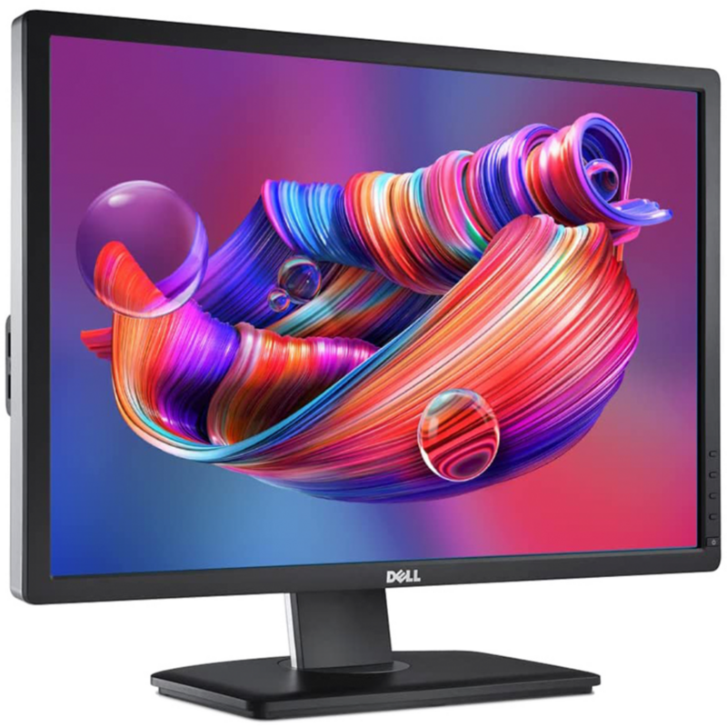 Dell UltraSharp U2412M Generalüberholt LED-Monitor, schwarz/silber, WUXGA, DP, Generalüberholt