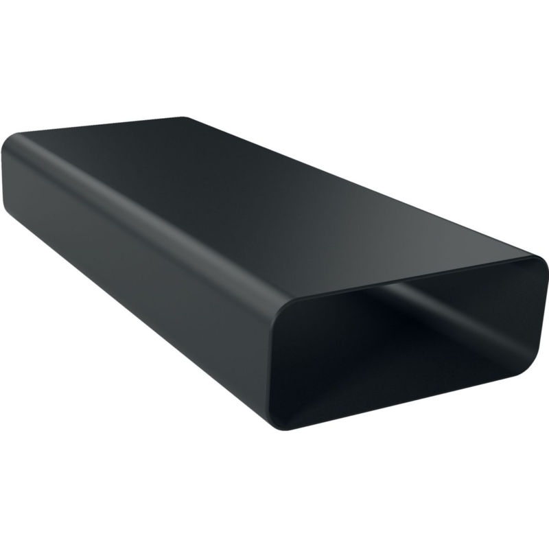 Neff Flachkanalstück Z861SM1, 50cm Rohr, schwarz, gerade, männlich