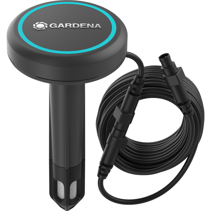 GARDENA Bodenfeuchtesensor Sensor, schwarz/türkis, Gebraucht