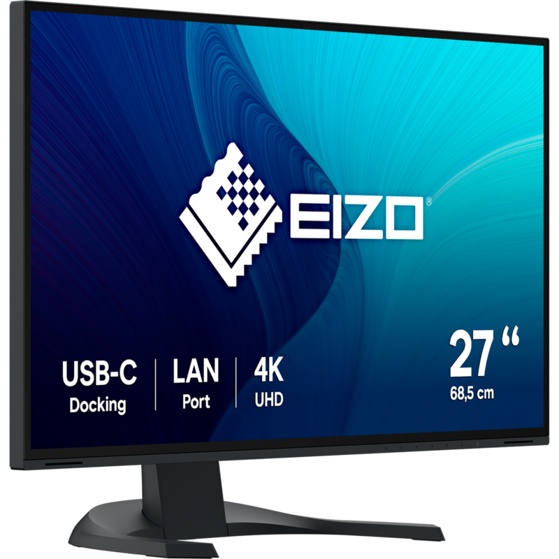EIZO EV2740X-BK LED-Monitor, schwarz, UltraHD/4K, IPS, LAN, USB-C