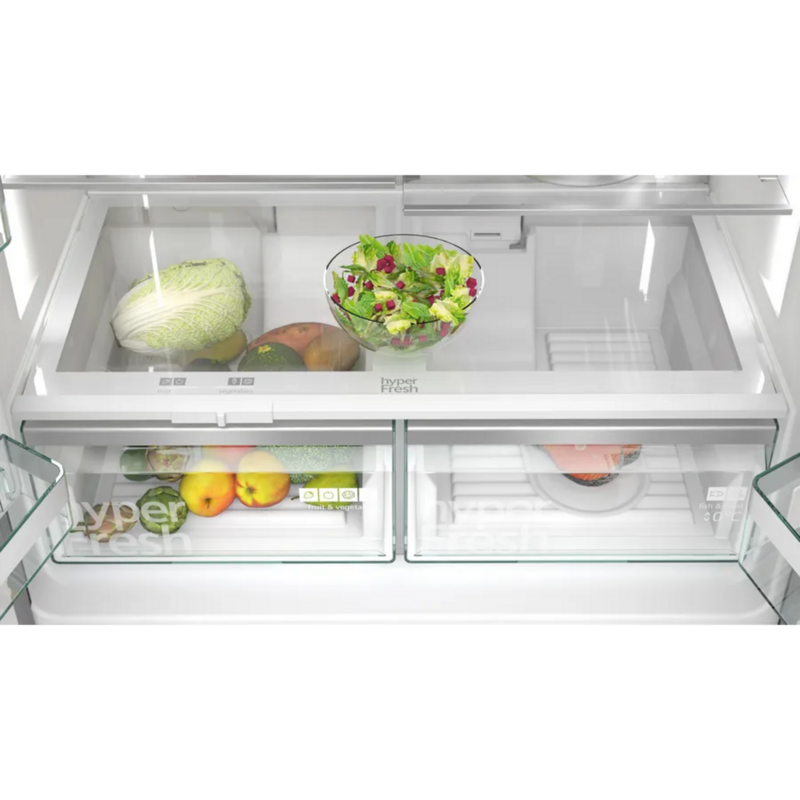 Siemens KF96DAXEA iQ500 French Door, edelstahl (dunkel), Home Connect