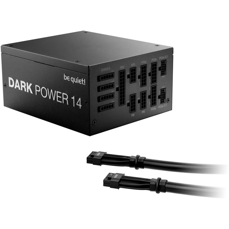 be quiet! DARK POWER 14 1200W PC-Netzteil, schwarz, 2x 12-Pin High Power GPU, 4x