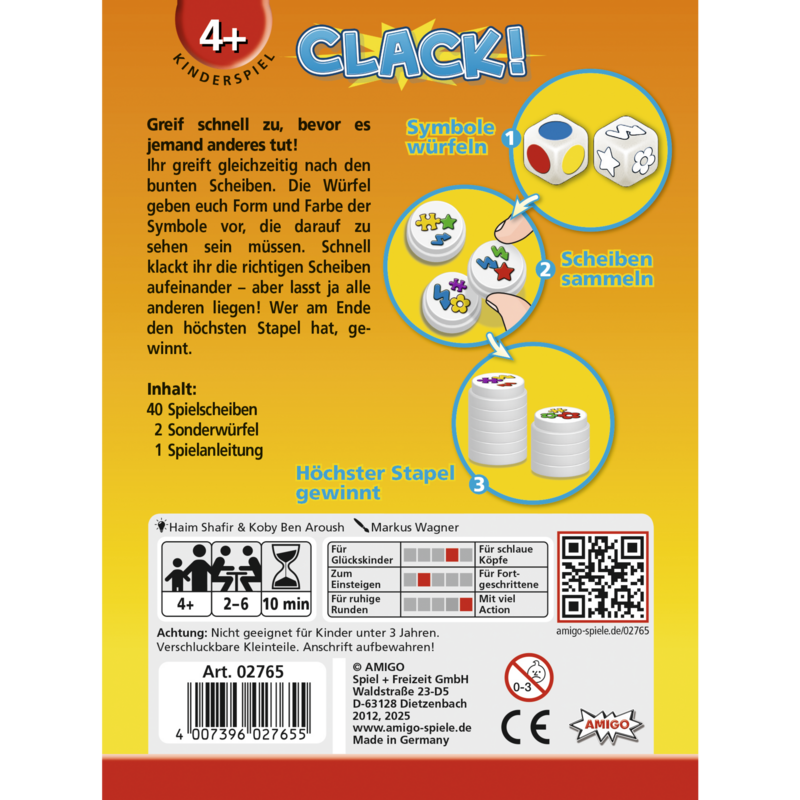 Amigo Clack! Geschicklichkeitsspiel