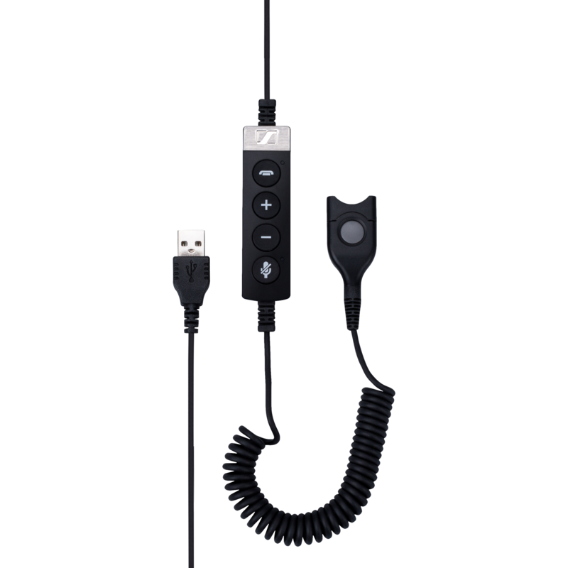 EPOS Adapterkabel USB-ED CC 01 MS Kabel, schwarz, für Headsets der CIRCLE- und