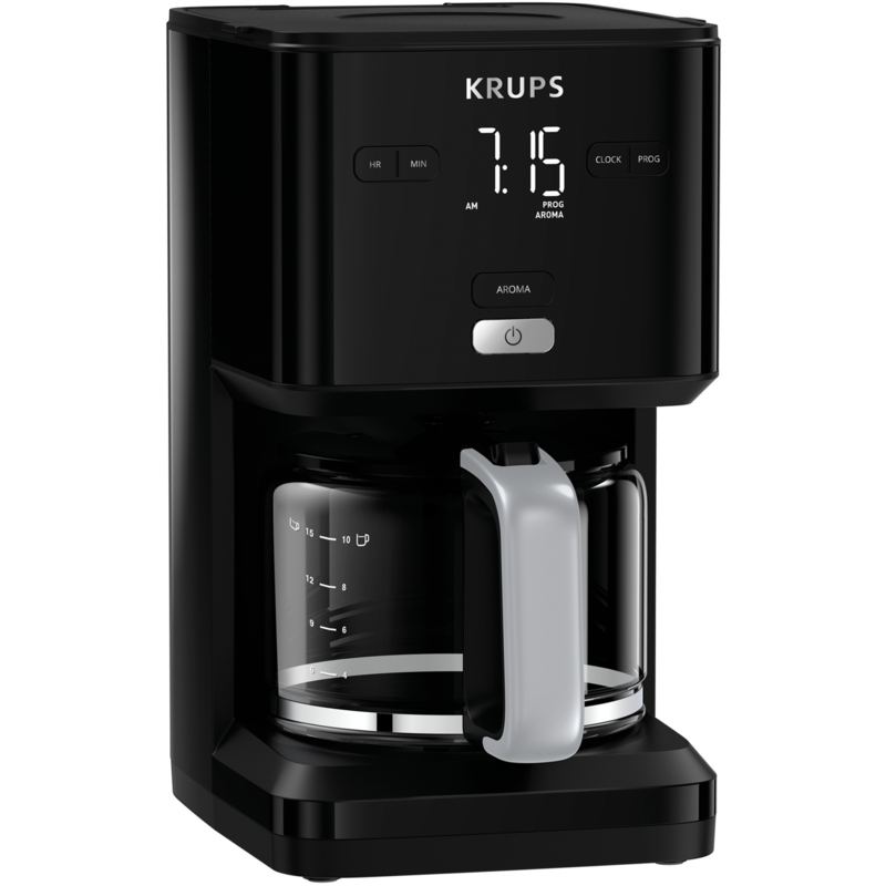 Krups Smart'n Light KM 6008 Filtermaschine, schwarz