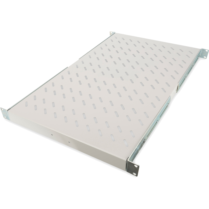 Digitus Fachboden zum Festeinbau in 483 mm (19")-Schränke, grau, 1 Höheneinheit