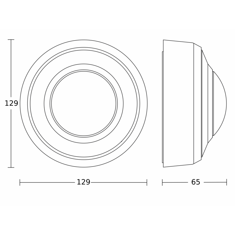 Steinel Infrarot Präsenzmelder Bewegungsmelder, weiß