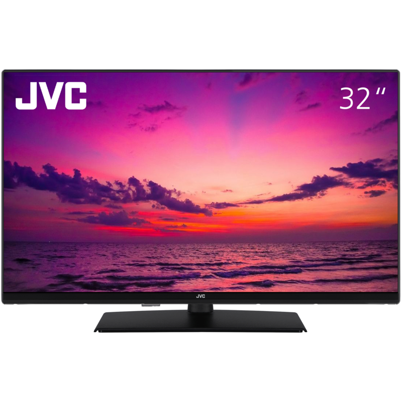 JVC LT-32VH4455 LED-Fernseher, schwarz, WXGA, Triple Tuner