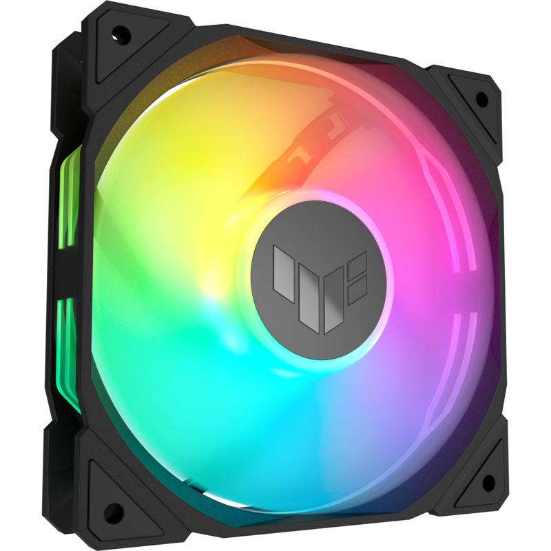 ASUS TUF GAMING TR120 ARGB Gehäuselüfter, schwarz/transparent, Reverse Blade, Gebraucht