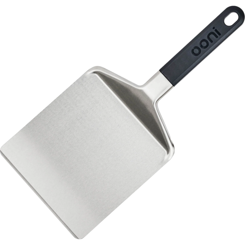 Ooni Pizza-Servierheber Grillbesteck, silber/schwarz, für Ooni Detroit