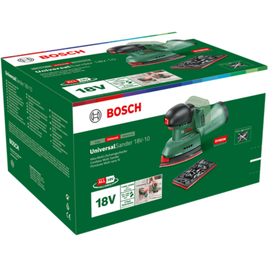 Bosch Heimwerken & Garten Akku-Multischleifer UniversalSander 18V-10, grün, ohne