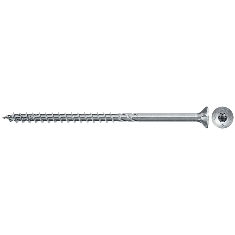 fischer Spanplattenschraube PowerFast II 5,0x110 Senkkopf TX Schraube, 100