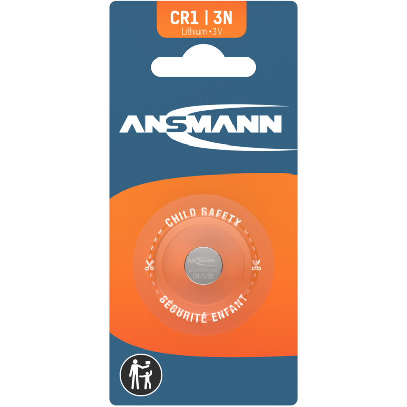 Ansmann Lithium Batterie CR1/3N / CR11108 / 2L76, 1 Stück