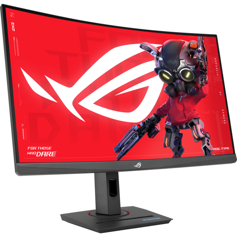 ASUS ROG Strix XG27WCS Gaming-Monitor, schwarz, WQHD, Fast-VA, Curved, USB-C