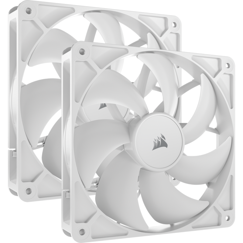 Corsair RS140 PWM Gehäuselüfter, weiß, 2er Pack