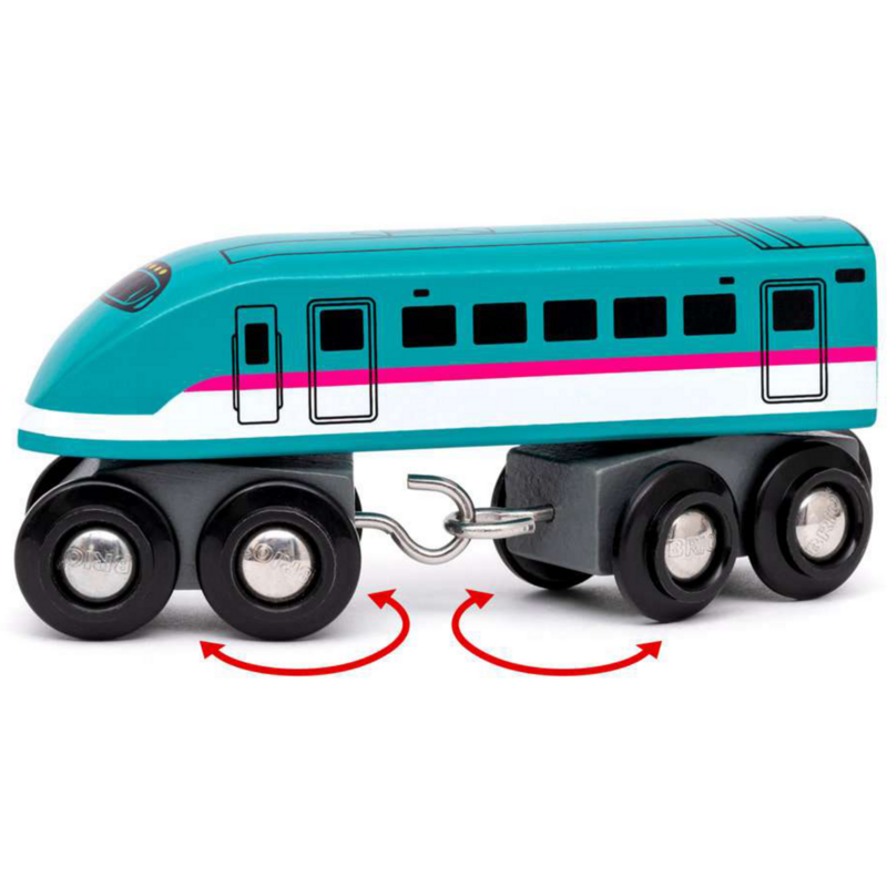 BRIO World World - Trains of the World Shinkansen E5 Hayabusa Zug Spielfahrzeug