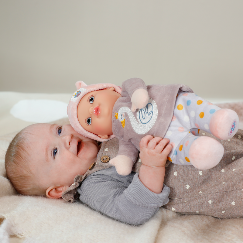 ZAPF Creation BABY born Sweetie for babies Mauve 30cm Puppe, grau