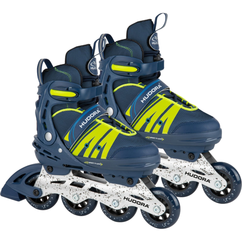 HUDORA Inline Skates Comfort Gr. 35-40 Inline-Skates, blau/gelb