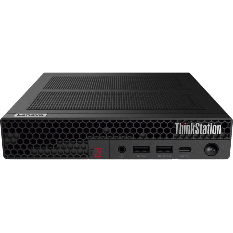 Lenovo ThinkStation P3 Tiny Gen 2 (30K5006RGE) Mini-PC, schwarz, Windows 11 Pro