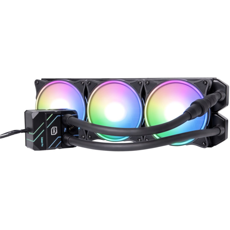 Alphacool Eisbär Pro Aurora 360 CPU 360mm Wasserkühlung, schwarz