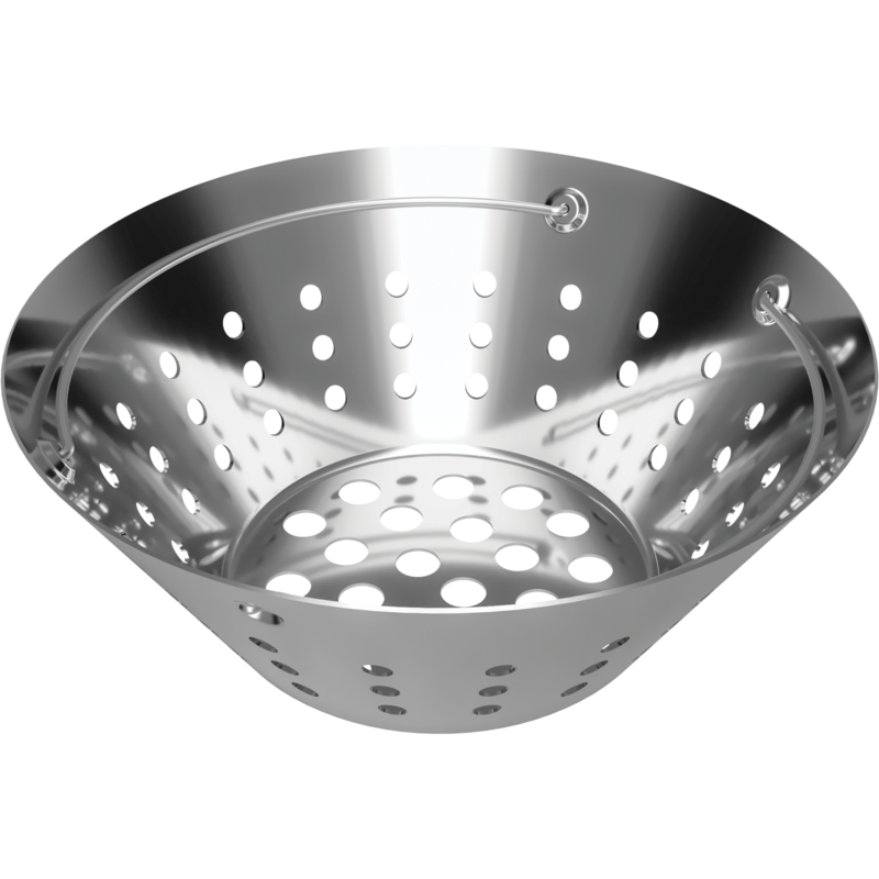 Big Green Egg Holzkohlekorb Medium Kohlekorb, edelstahl, für Big Green Egg