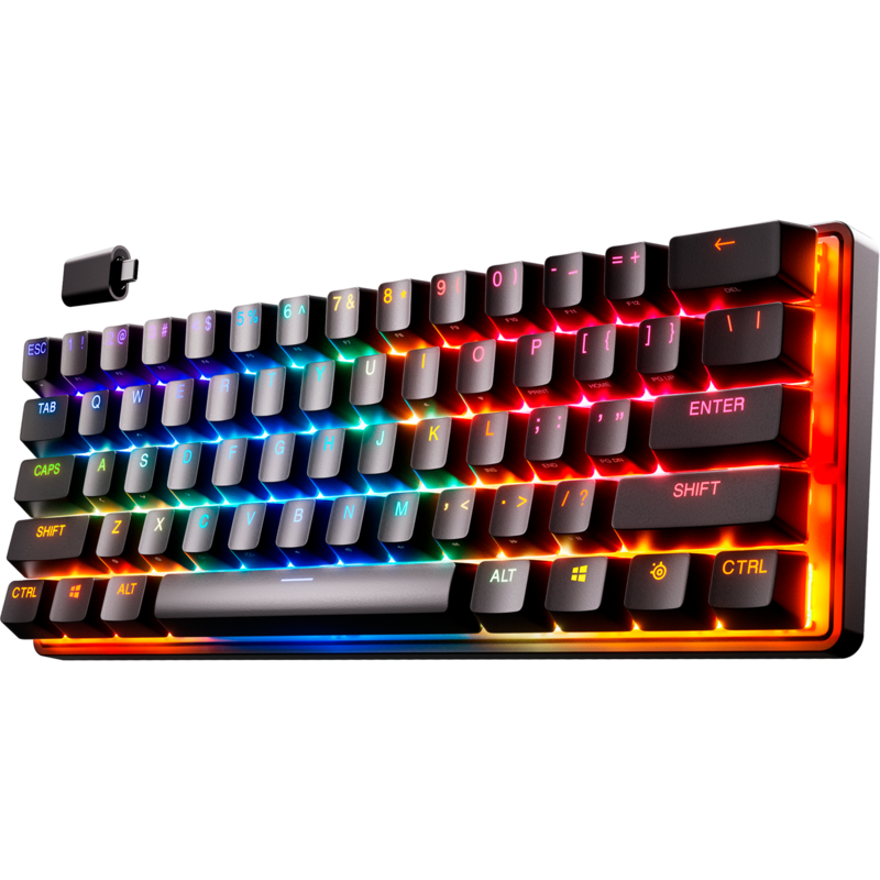 SteelSeries Apex Pro Mini Wireless Gaming-Tastatur, schwarz