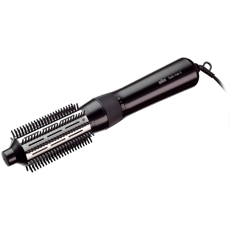 Braun Satin Hair 3 AS330 Warmluftbürste, schwarz/silber