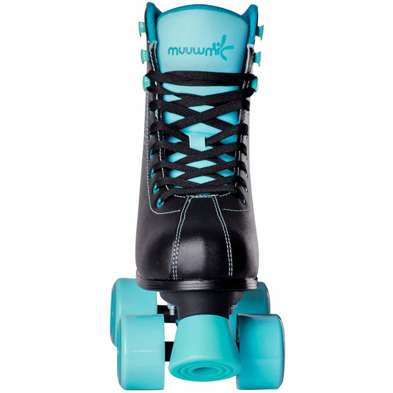 Muuwmi Rollschuh Disco Gr. 35-38 Rollschuhe, türkis/schwarz