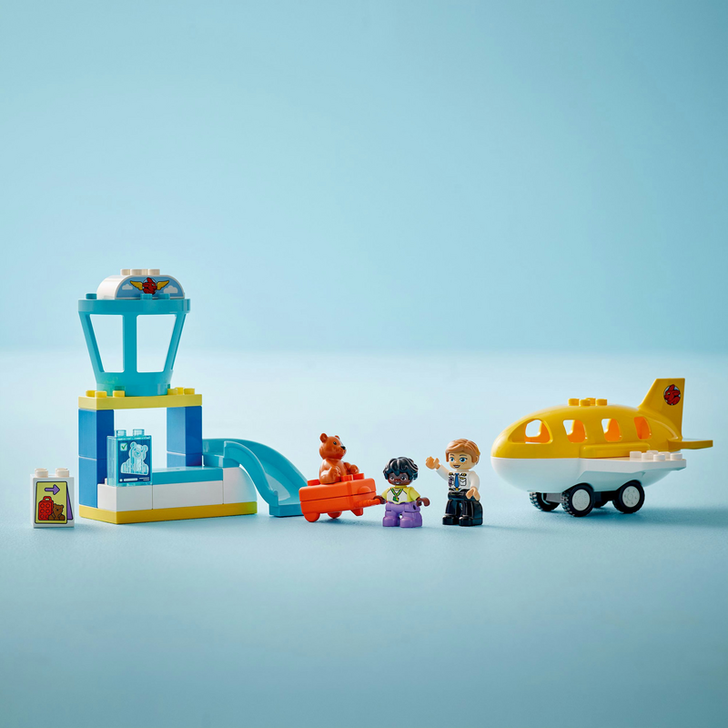 LEGO DUPLO Town Erster Besuch im Flughafen Konstruktionsspielzeug