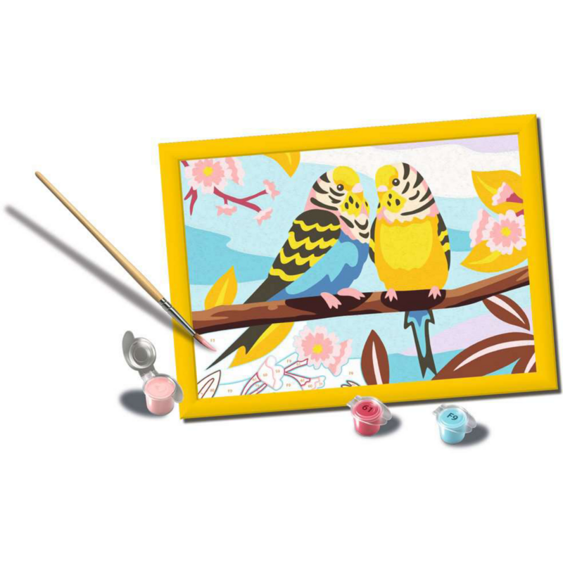 Ravensburger CreArt - Bunte Wellensittiche Malen