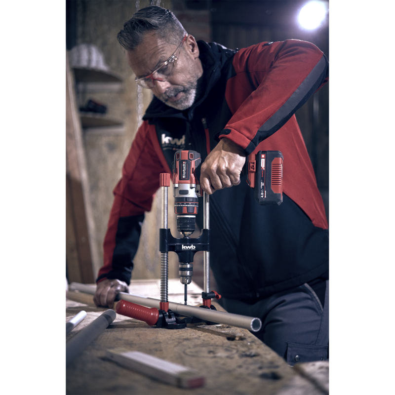 KWB Bohrmaschinen-Ständer Halterung, mit integriertem Bohrfutter und