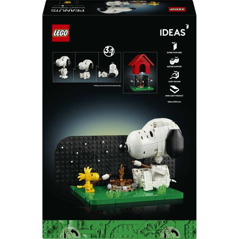 LEGO Ideas Peanuts: Snoopys Hundehütte Konstruktionsspielzeug