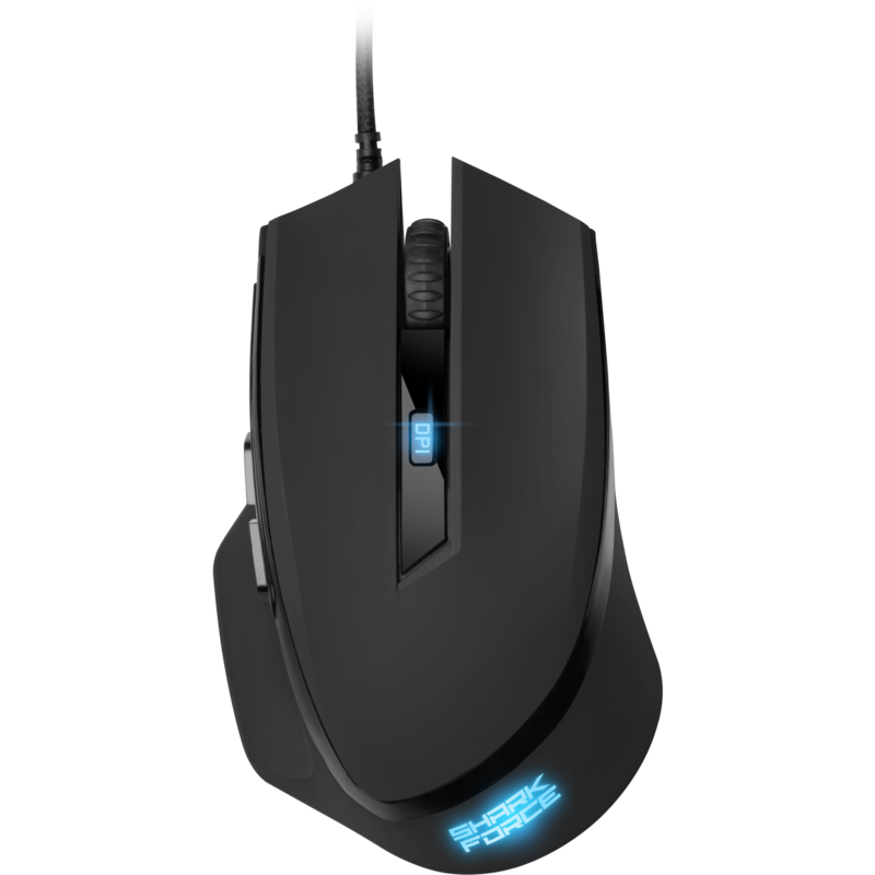 Sharkoon SHARK Force II Gaming-Maus, schwarz