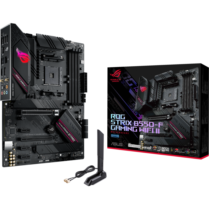 ASUS ROG STRIX B550-F GAMING WIFI II Mainboard, schwarz