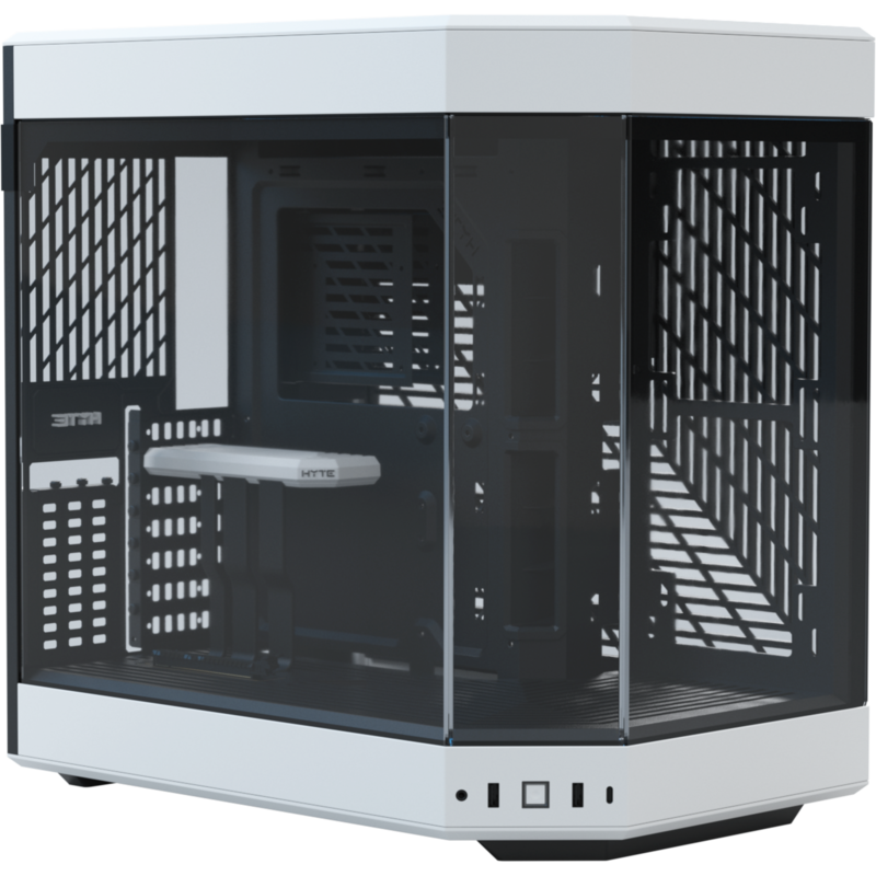 HYTE Y60 Tower-Gehäuse, weiß/schwarz, Tempered Glass