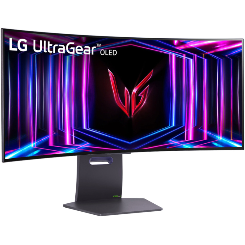 LG UltraGear 34GS95QE-B Gaming-Monitor, dunkelgrau, UWQHD, OLED, Curved, HDR10