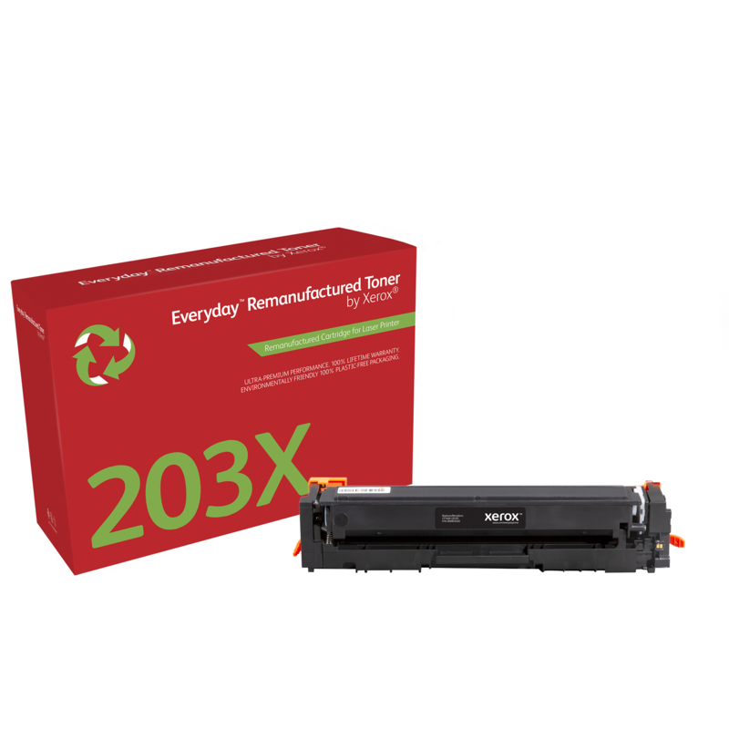 Xerox Everyday Toner schwarz 006R03620, wiederaufbereitet, kompatibel zu HP 203X, Generalüberholt