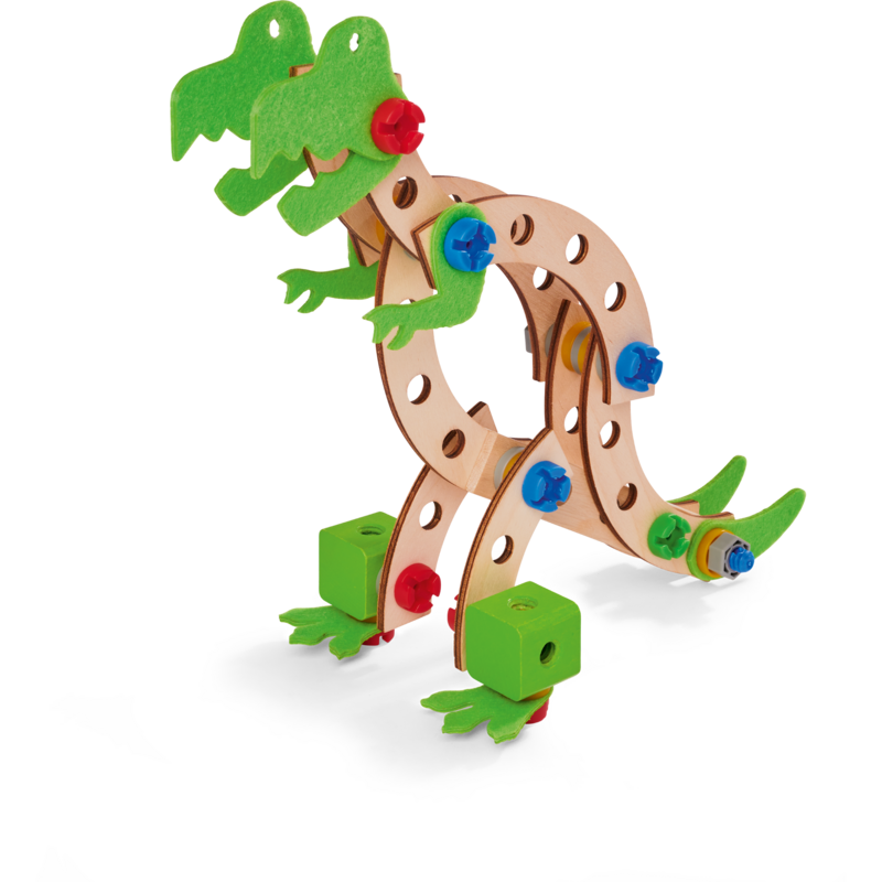Eichhorn Constructor Dinosaurier Konstruktionsspielzeug, 100 Teile