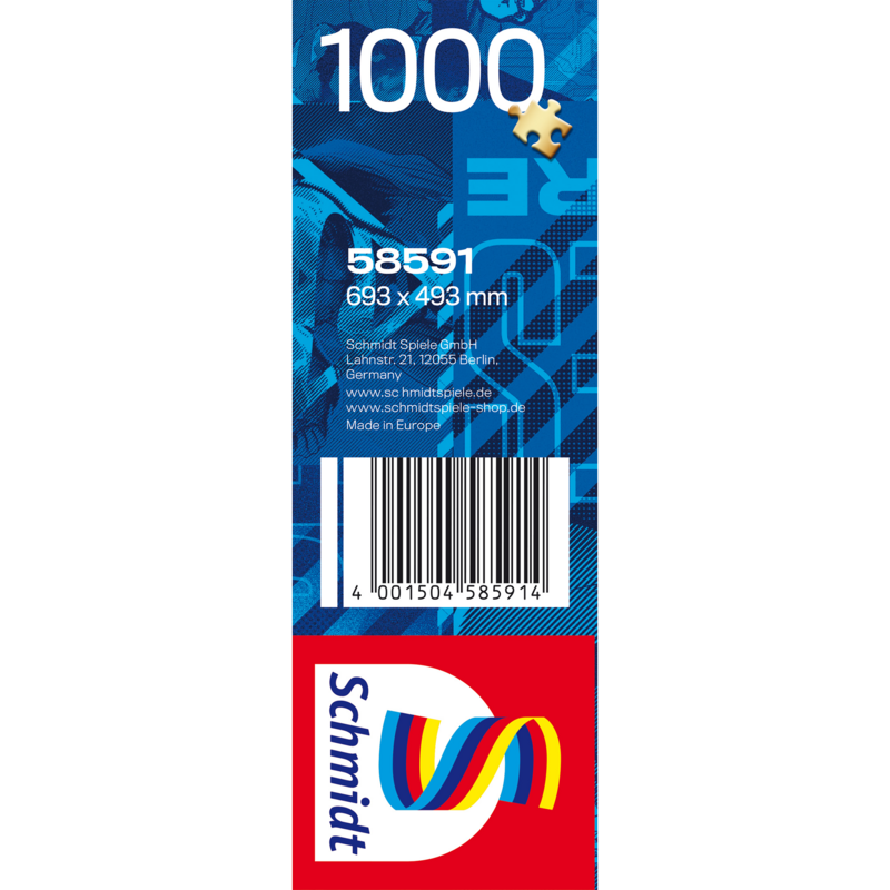 Schmidt Spiele Thomas Kinkade Studios: DC Superman - Man of Steel Puzzle, 1000