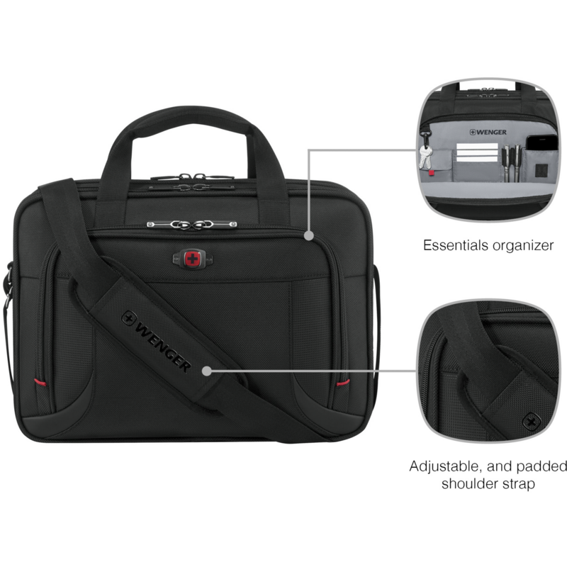 Wenger Prospectus 14 Notebooktasche, schwarz