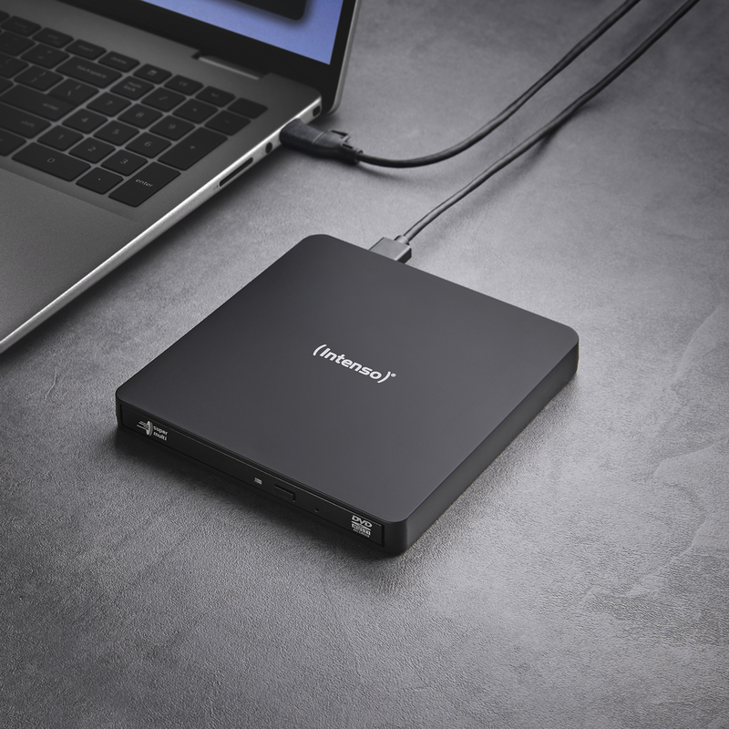 Intenso EOD 400D Slim DVD-Brenner, schwarz, USB 3.2 Gen1