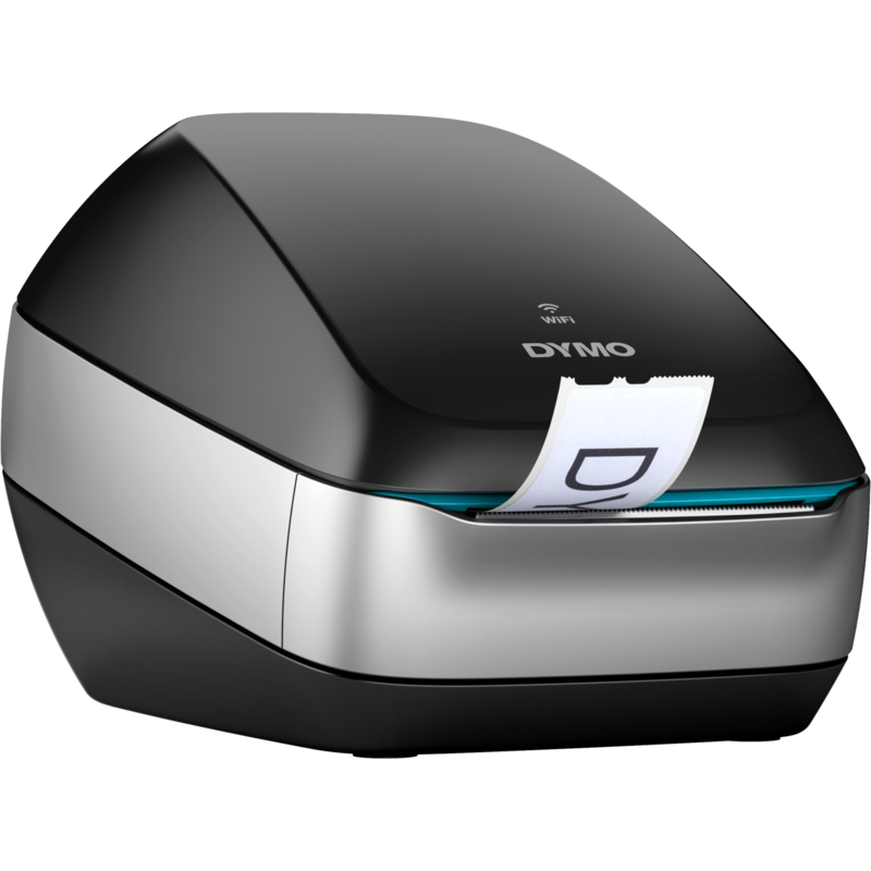 Dymo LabelWriter Wireless Etikettendrucker, silber/schwarz, integriertes Wi-Fi