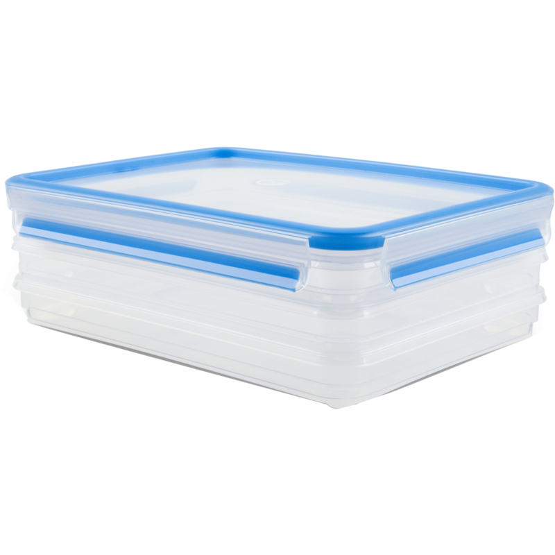 Emsa CLIP & CLOSE Aufschnittbox-System 1,0 Liter, 4-teilig Dose