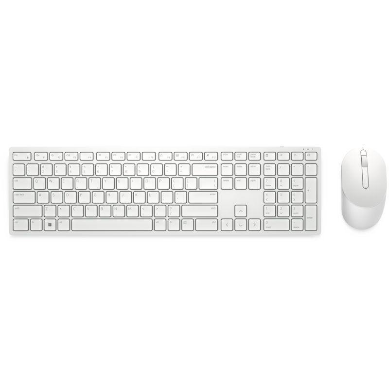 Dell Pro-Wireless-Tastatur und -Maus (KM5221W) Desktop-Set, weiß, Gebraucht