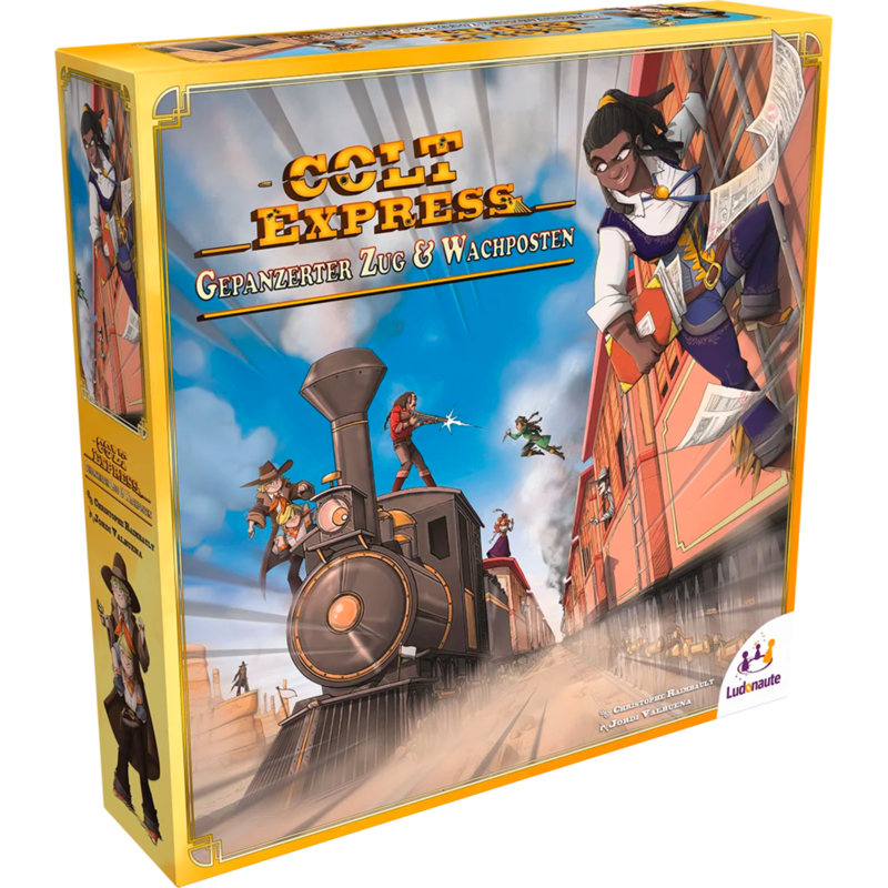 Asmodee Colt Express - Gepanzerter Zug & Wachposten Brettspiel, Erweiterung