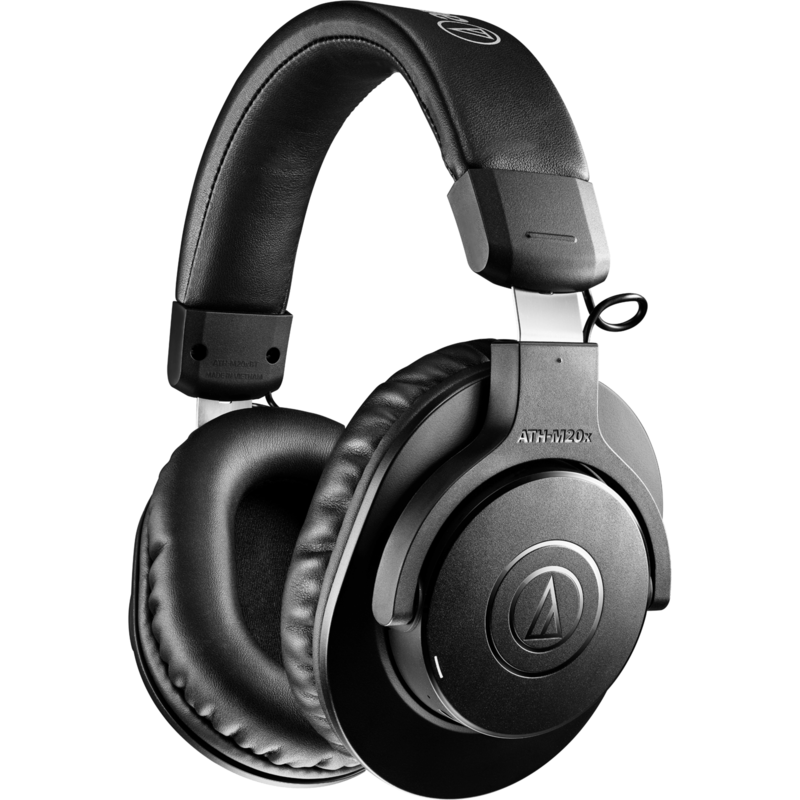 Audio-Technica ATH-M20XBT Kopfhörer, schwarz, USB-C, 3.5 mm Klinke
