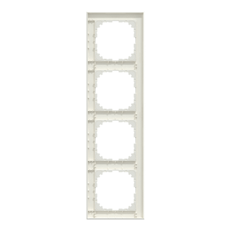 Merten Rahmen vierfach, Typ MEG4040-3619, Abdeckrahmen aus Thermoplast