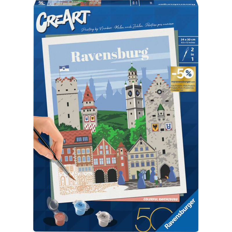 Ravensburger CreArt - Colorful Ravensburg Malen