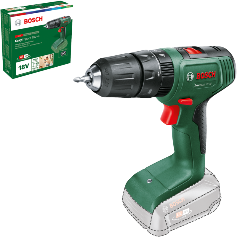 Bosch Heimwerken & Garten Akku-Schlagbohrschrauber EasyImpact 18V-40